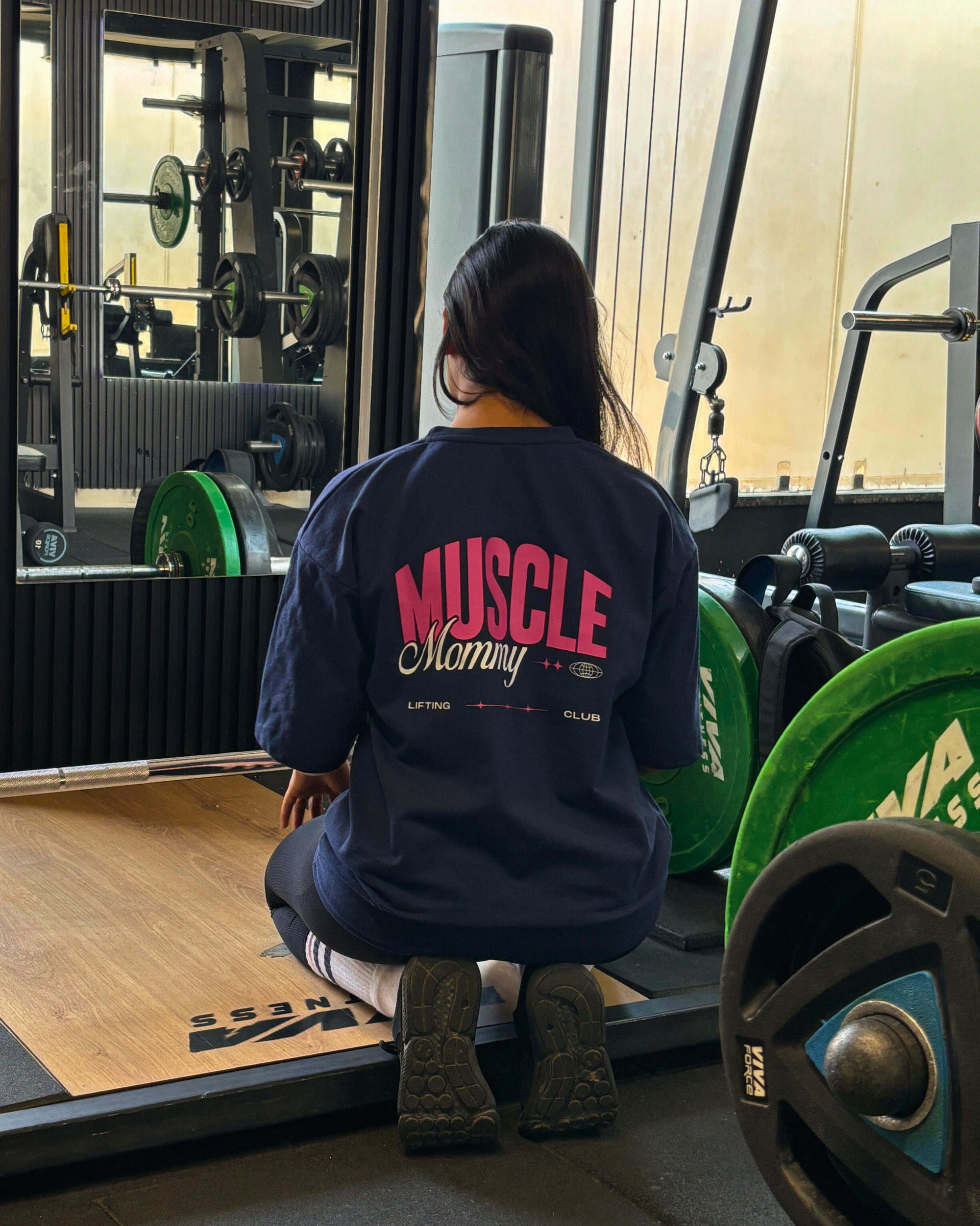 Muscle Mommy Over-Sized Tshirt