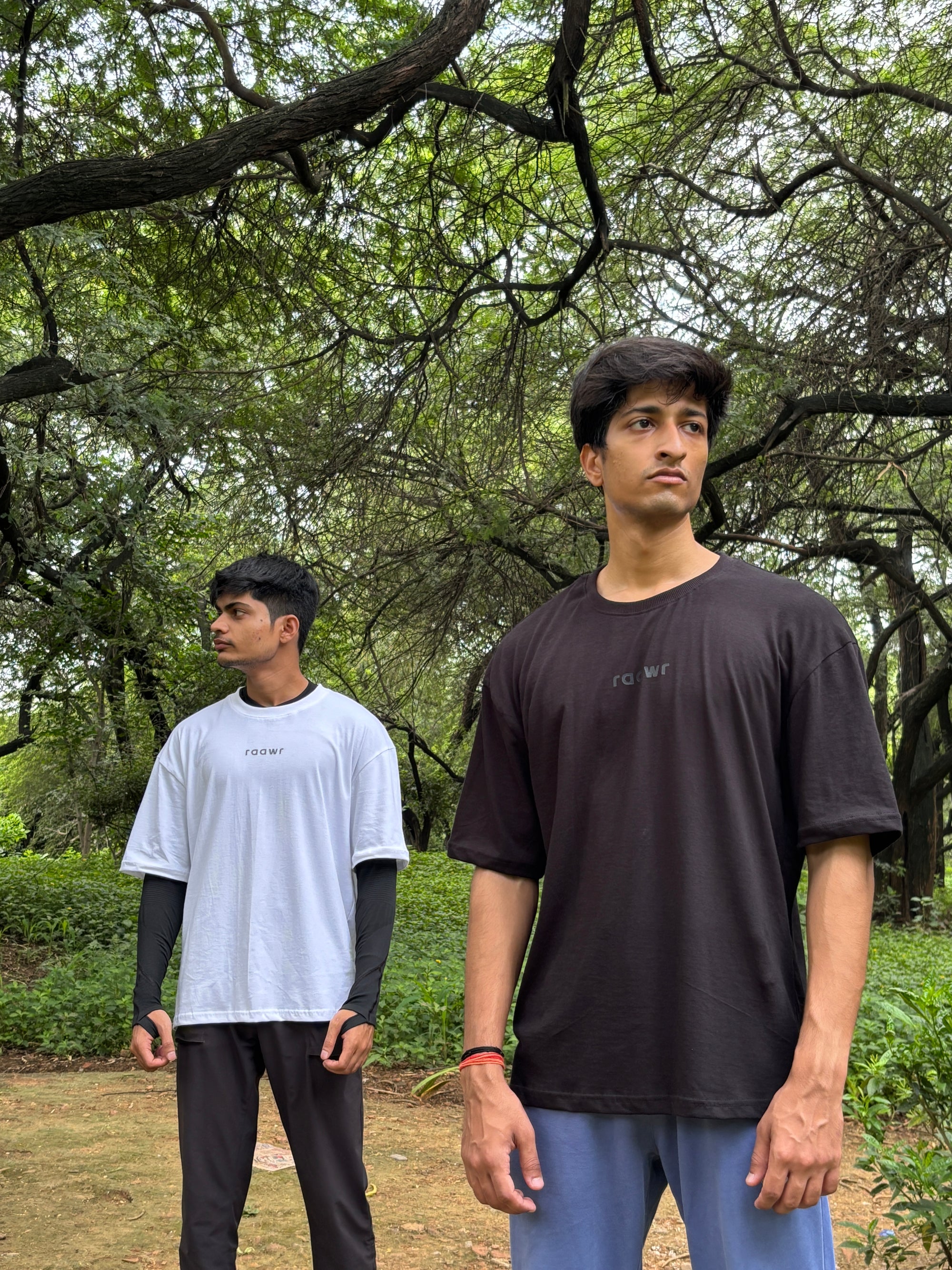 Oversized Black Tee