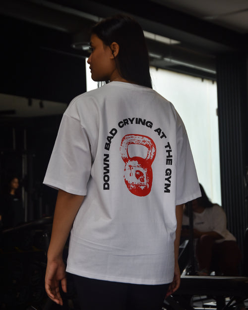Crying At The Gym Over-Sized Tshirt