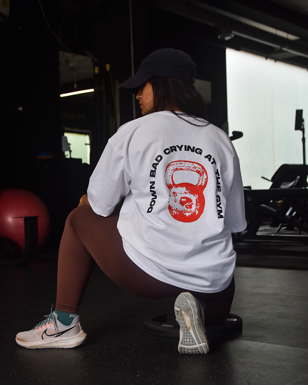 Crying At The Gym Over-Sized Tshirt